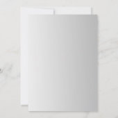 marinesbloemen bruiloft met waterverf kaart (Achterkant)