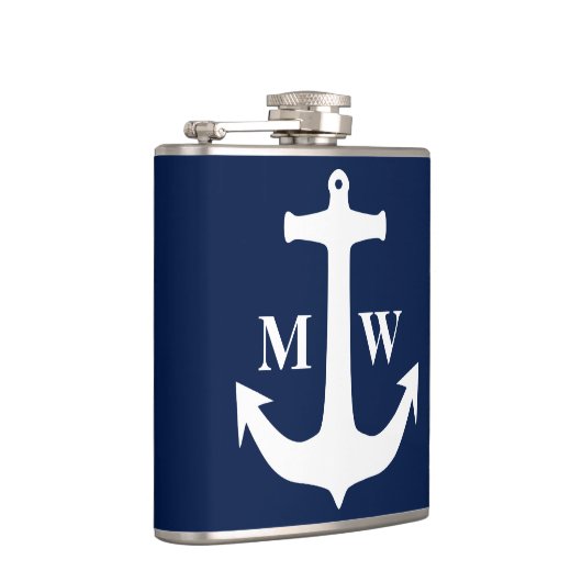  marineschandaal rond de witte Anchor Heupfles (Rechts)