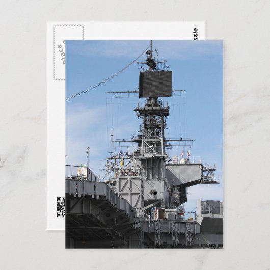 marineschip briefkaart (Voorkant / Achterkant)