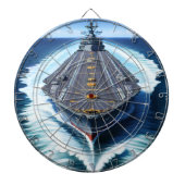 Marineschip Dartboard Dartbord (Voorkant)