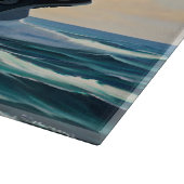 Marineschip Glas Snijplank (Hoek)