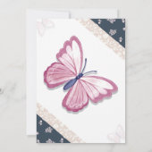 marineschok blauw roze vlinder bruinmakreel (Achterkant)