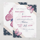 marineschok blauw roze vlinder bruinmakreel (Voorkant / Achterkant)