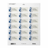 marineschok blauw wit vocht etiket (Full Sheet)