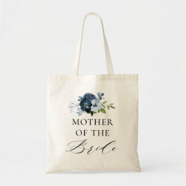 marineschrift floral script moeder bride canvas ta tote bag