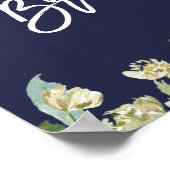 marineslaan rozen vrijgezellenfeest welkom bord poster (Hoek)