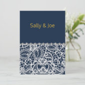  marineslag met diamanten bruiloft kaart (Staand voorkant)