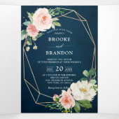 marineslag met pink en flesje drieluik aankondiging (Binnenkant midden)