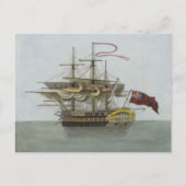 marineslagschip briefkaart (Voorkant)