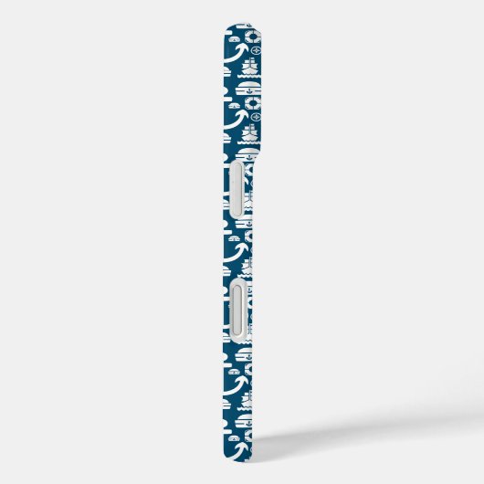 Marinesoldaat Element zee patroon Case-Mate iPhone Case (Achterkant / Rechts)