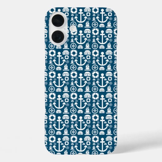 Marinesoldaat Element zee patroon Case-Mate iPhone Case (Achterkant)