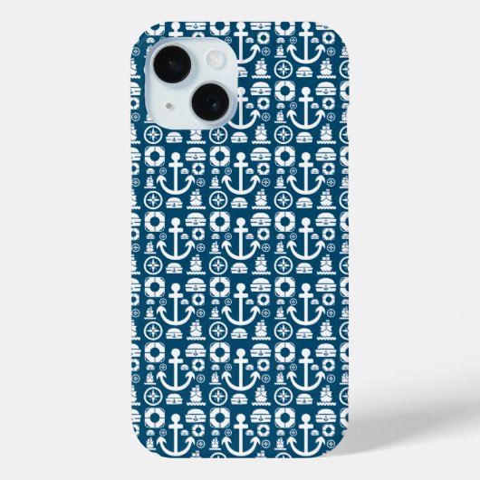 Marinesoldaat Element zee patroon Case-Mate iPhone Case (Achterkant)