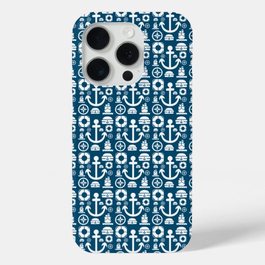 Marinesoldaat Element zee patroon Case-Mate iPhone Case (Achterkant)