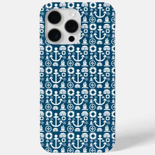 Marinesoldaat Element zee patroon Case-Mate iPhone Case (Achterkant)