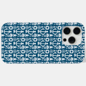 Marinesoldaat Element zee patroon Case-Mate iPhone Case (Achterkant (horizontaal))