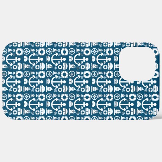 Marinesoldaat Element zee patroon Case-Mate iPhone Case (Achterkant (horizontaal))