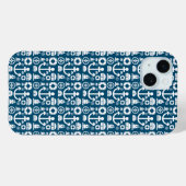 Marinesoldaat Element zee patroon Case-Mate iPhone Case (Achterkant (horizontaal))