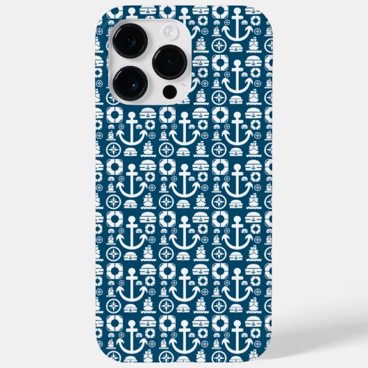 Marinesoldaat Element zee patroon Case-Mate iPhone Case (Achterkant)
