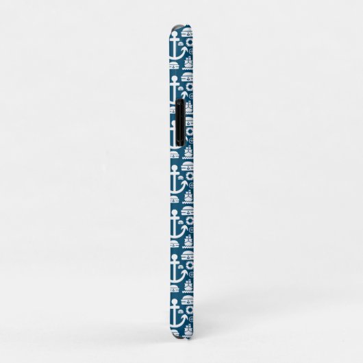 Marinesoldaat Element zee patroon Case-Mate iPhone Case (Achterkant/rechts)