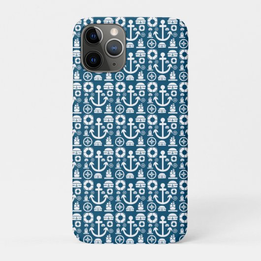 Marinesoldaat Element zee patroon Case-Mate iPhone Case (Achterkant)