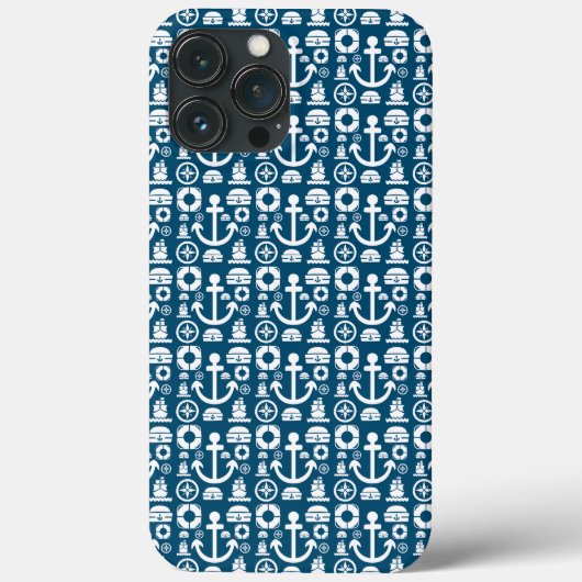 Marinesoldaat Element zee patroon Case-Mate iPhone Case (Achterkant)