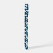 Marinesoldaat Element zee patroon iPhone 15 Case (Rechterkant)