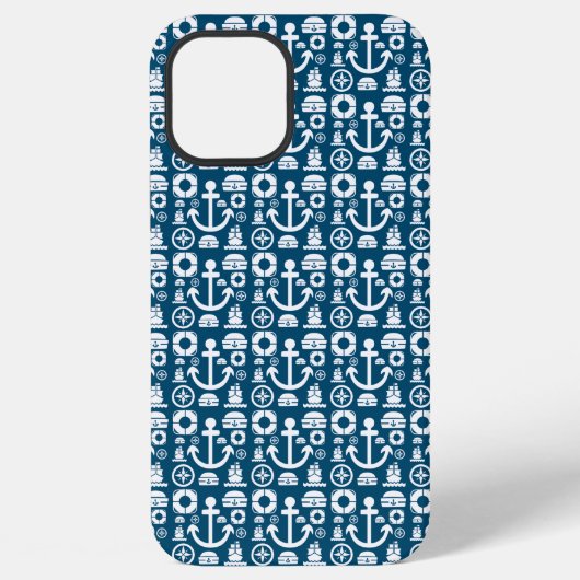 Marinesoldaat Element zee patroon iPhone Hoesje (Achterkant)