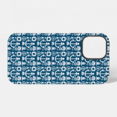 Marinesoldaat Element zee patroon iPhone Hoesje (Achterkant horizontaal)