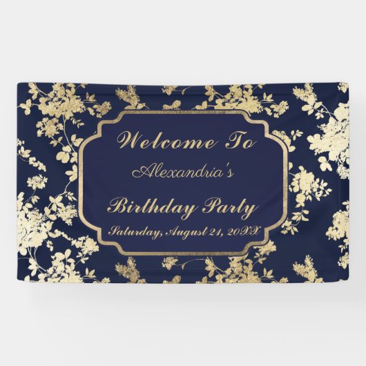  marinesolfvis - 40e verjaardag spandoek (Horizontaal)