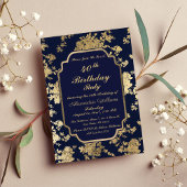 marinesolfvis - 40e verjaardag uitnodiging briefkaart