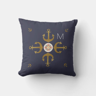 marinesouwe gouden ankers nice kussen