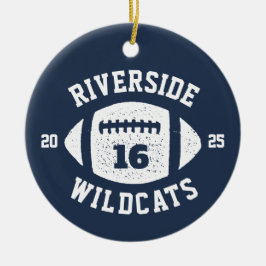 marinespeler marineblauw team fotovakantie keramisch ornament