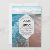 marinestrand aan de blauwe kust Weddenschap Kaart (Voorkant)