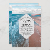 marinestrand aan de blauwe kust Weddenschap Kaart (Voorkant / Achterkant)