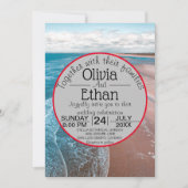 marinestrand aan de blauwe kust Weddenschap Kaart (Voorkant)