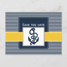Marinestrepen, anker, nautische opslaan van de dat aankondigingskaart