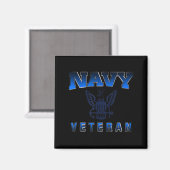 Marineveteraan Usn Magneet (Voorkant / Achterkant)