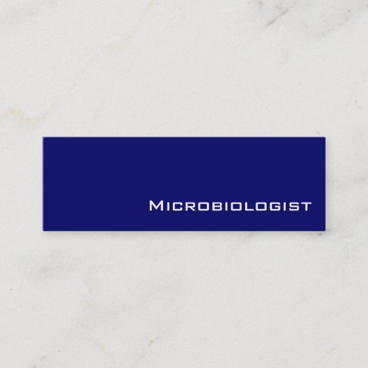 marinewitte microbiologisch visitekaartjes (Voorkant)