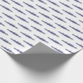marinewitte vrouwen Rowers Crew Team Sports Cadeaupapier (Hoek)