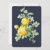 Marinewoud en Gele rozenroodbruin Kaart (Achterkant)