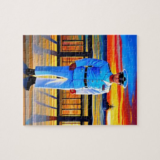 Marinezeiler puzzel legpuzzel (Horizontaal)