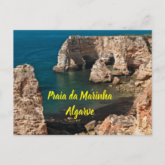 Marinha Beach in Lagoa, Algarve. Portugal Briefkaart (Voorkant)