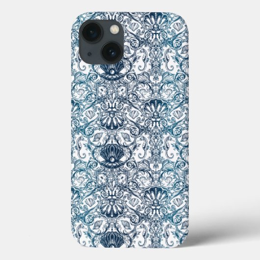 Marinière Vintage Patroon Case-Mate iPhone Case (Achterkant)