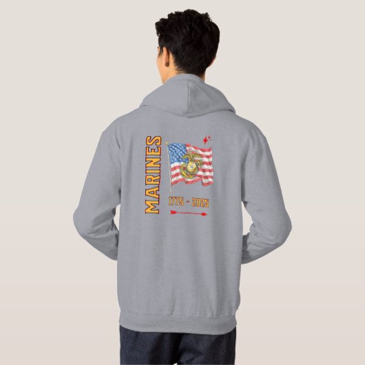 MARINIERS 1775 Hoodie (Achterkant volledig)