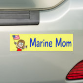 mariniers corps patriotisme bumpersticker (Op auto)