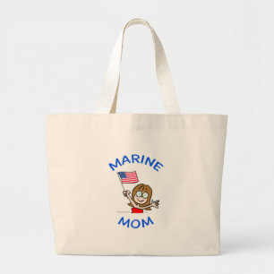 mariniers corps patriotisme grote tote bag