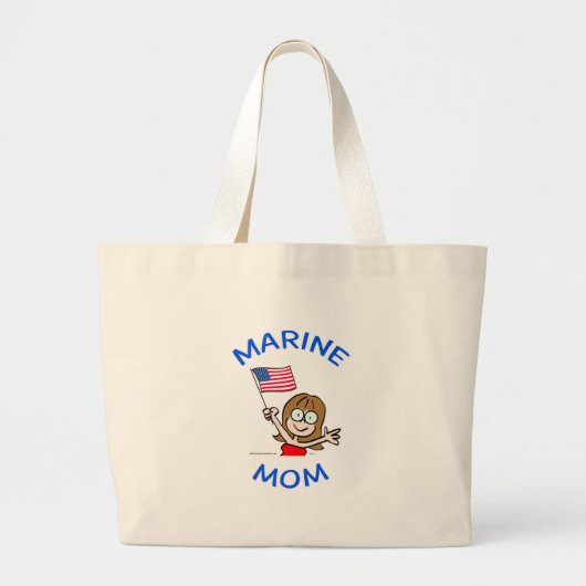 mariniers corps patriotisme grote tote bag (Voorkant)