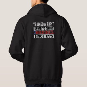 MARINIERS getraind om hoodie te bestrijden