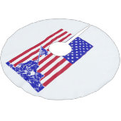 Mariniers hijsen Amerikaanse vlag Kerstboom Rok (Gekanteld)