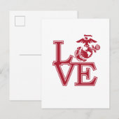 Mariniers houden van design feestdagenkaart (Voorkant / Achterkant)